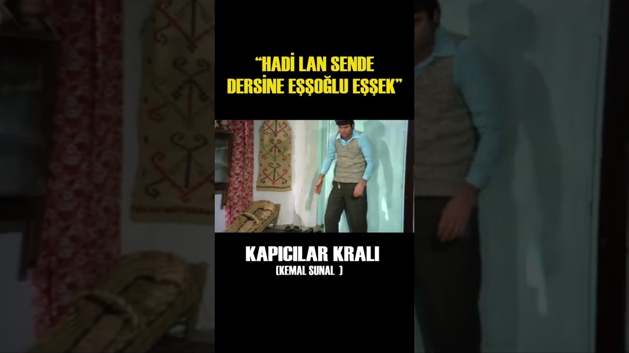 HADİ LAN SENDE DERSİNE EŞŞOĞLU EŞŞEK  | Kapıcılar Kralı #shorts #kemalsunal