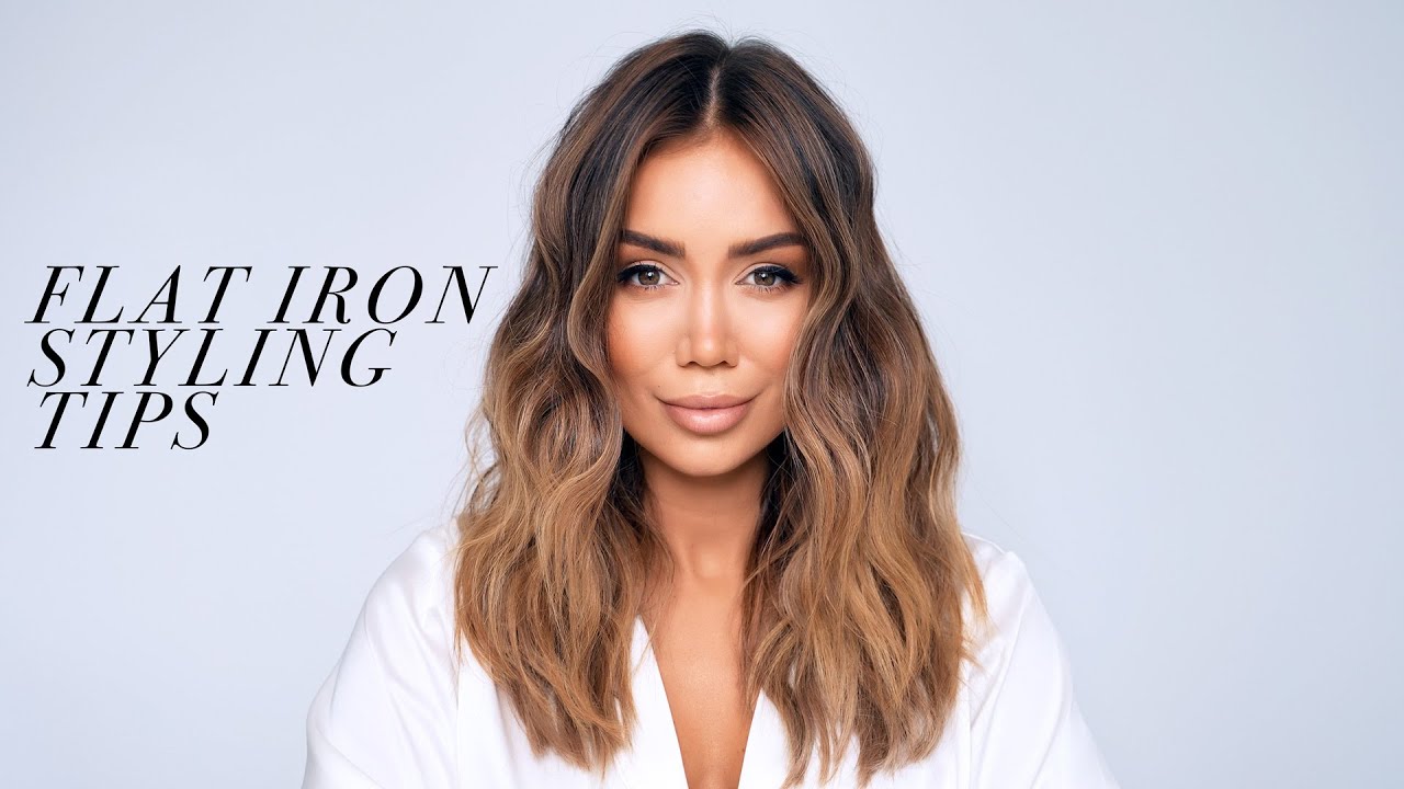 HAIR TUTORIAL - HOW I CURL MY HAIR WITH A FLAT IRON