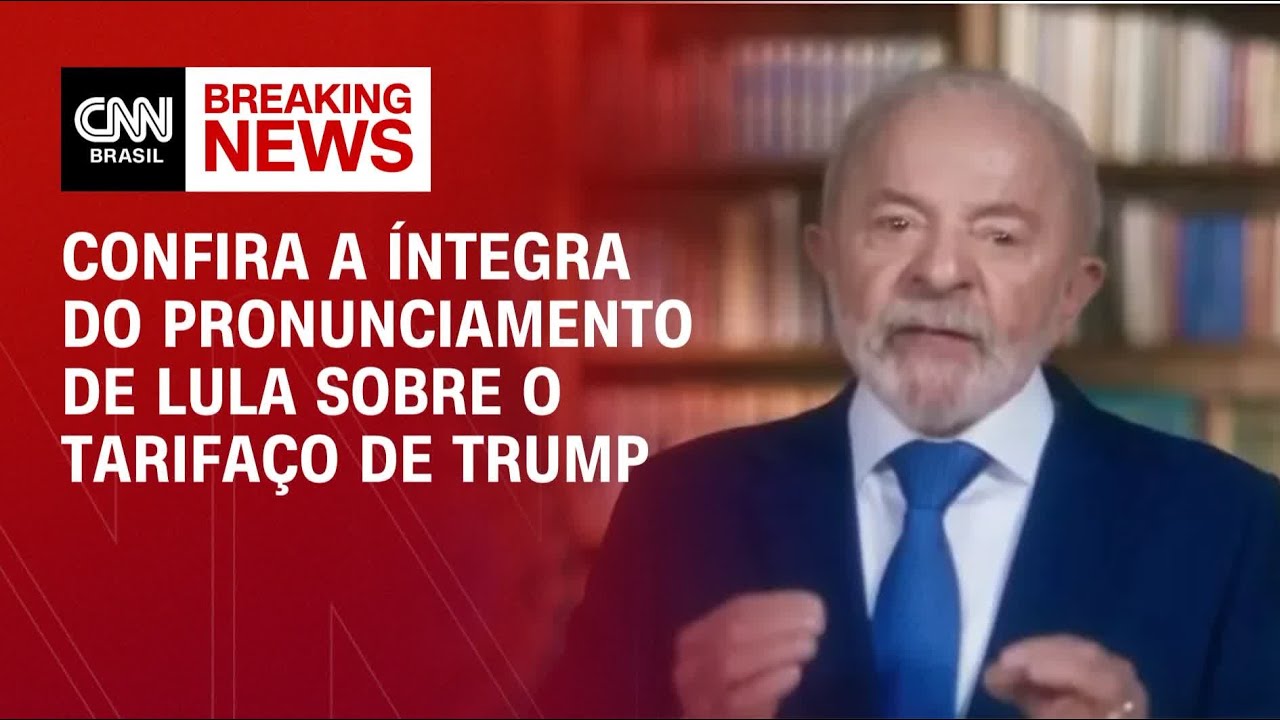 Lula faz pronunciamento sobre tarifaço de Trump | CNN PRIME TIME