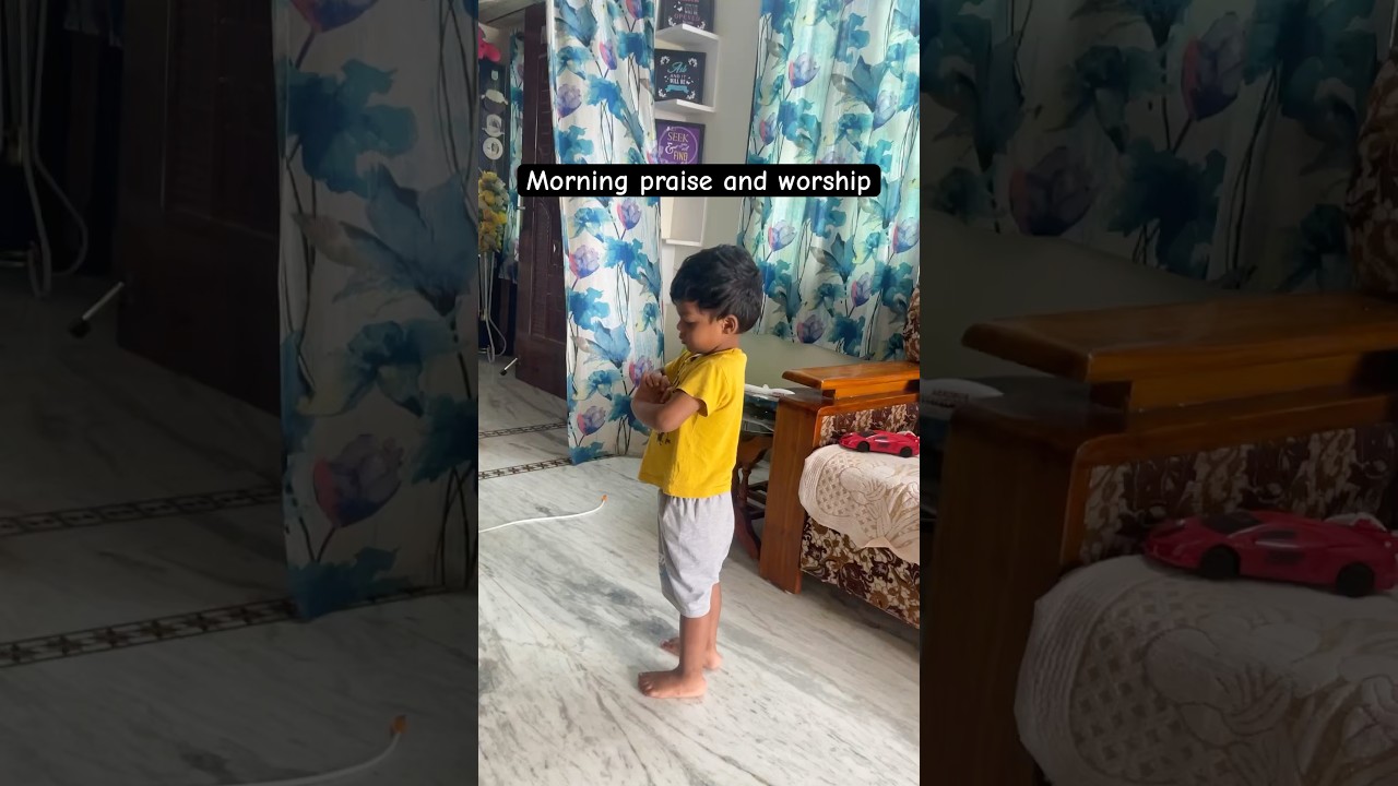 Praise and worship by samie #trending #cutebaby #telugushorts #viralvideo #cute #adorablevideo #supe