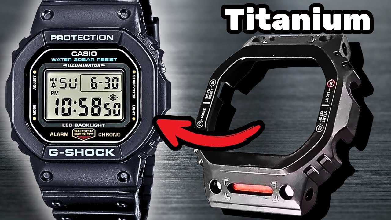 Turning a $50 G-SHOCK Into a Titanium Beast!