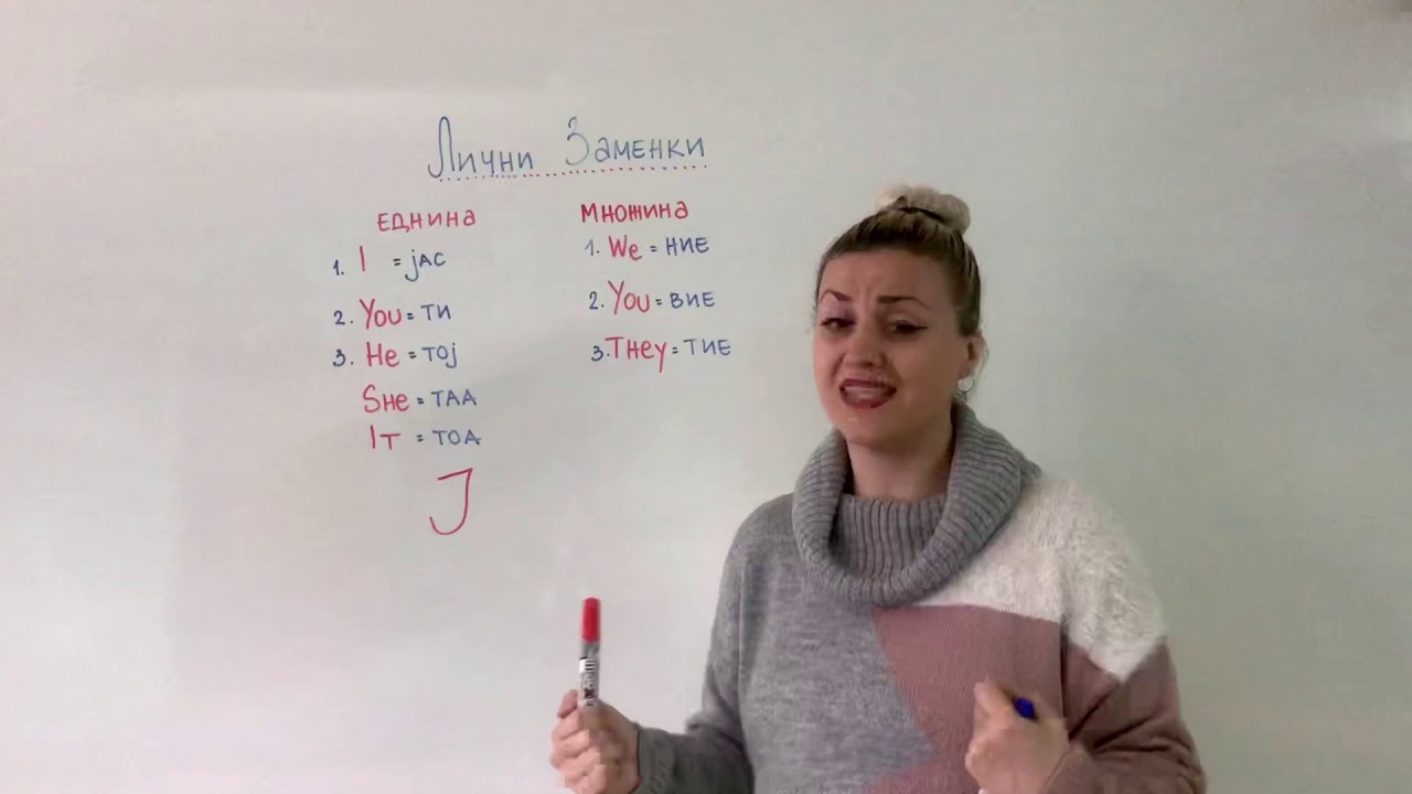 Uchime angliski so Andriana - Lichni zamenki