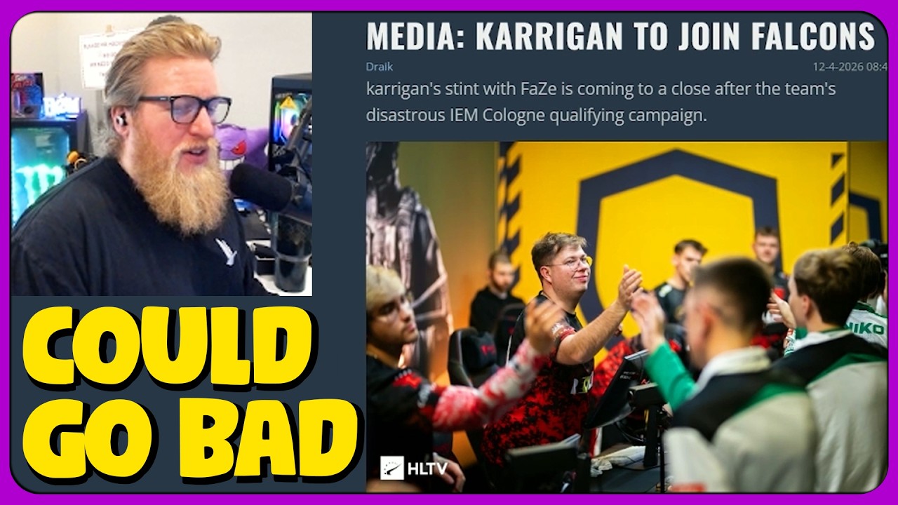 fl0m Reacts to FaZe Karrigan to Join Team Falcons
