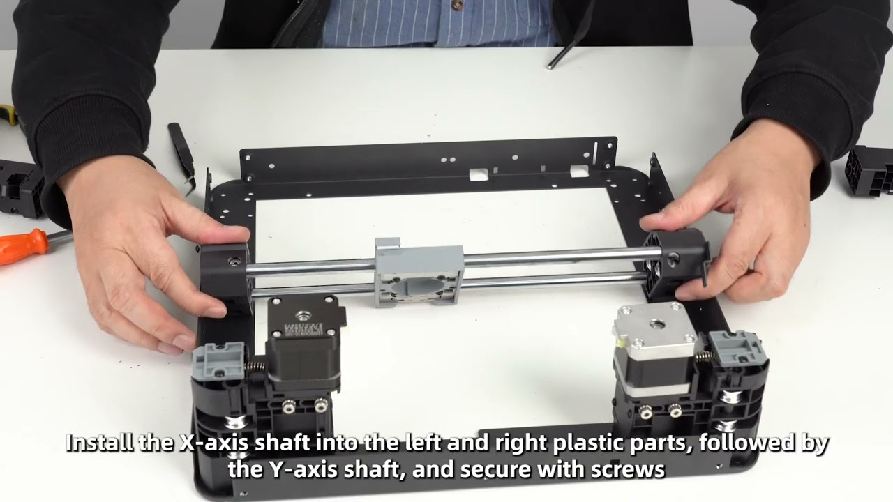 Replace XY-axis guide rail + bearing