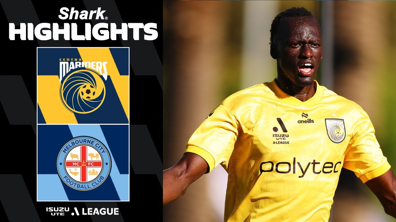 Central Coast Mariners v Melbourne City | SHARK HIGHLIGHTS | Isuzu UTE A-League 2025-26 | Round 6