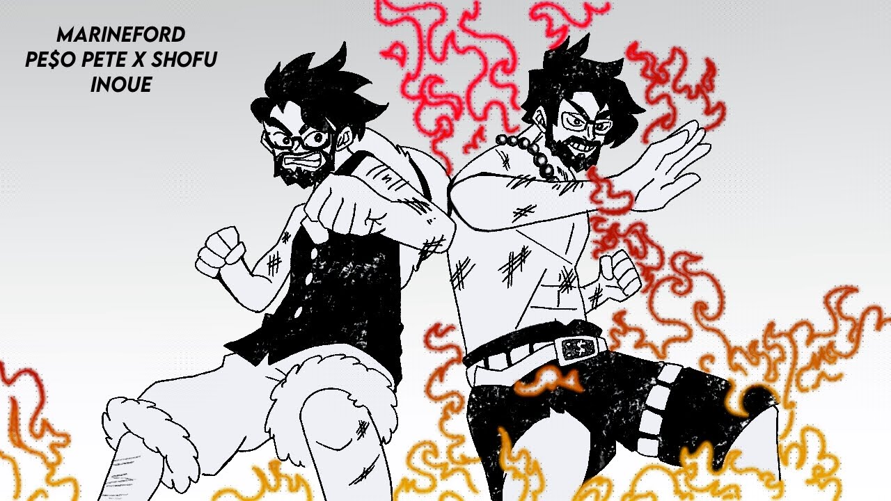 PE$O PETE x SHOFU - MARINEFORD (OFFICIAL LYRIC VIDEO) [ONE PIECE]