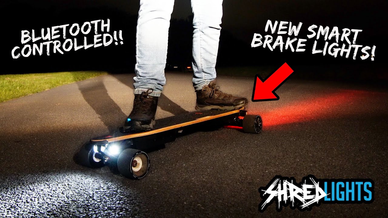 The Next Generation of Skateboard Lights! | Bluetooth Shredlights SL 300+ SLR1+ UNBOXING & REVIEW