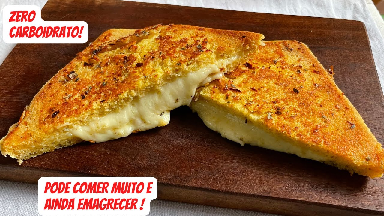 NÃO COMA PÃO - RÁPIDO, SAUDÁVEL, DELICIOSO e BARATO - LANCHE FÁCIL [ ZERO CARBOIDRATO ]
