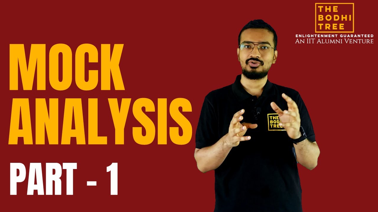 Mock Analysis for MBA CET by CAT and CET Serial Topper - Part 1