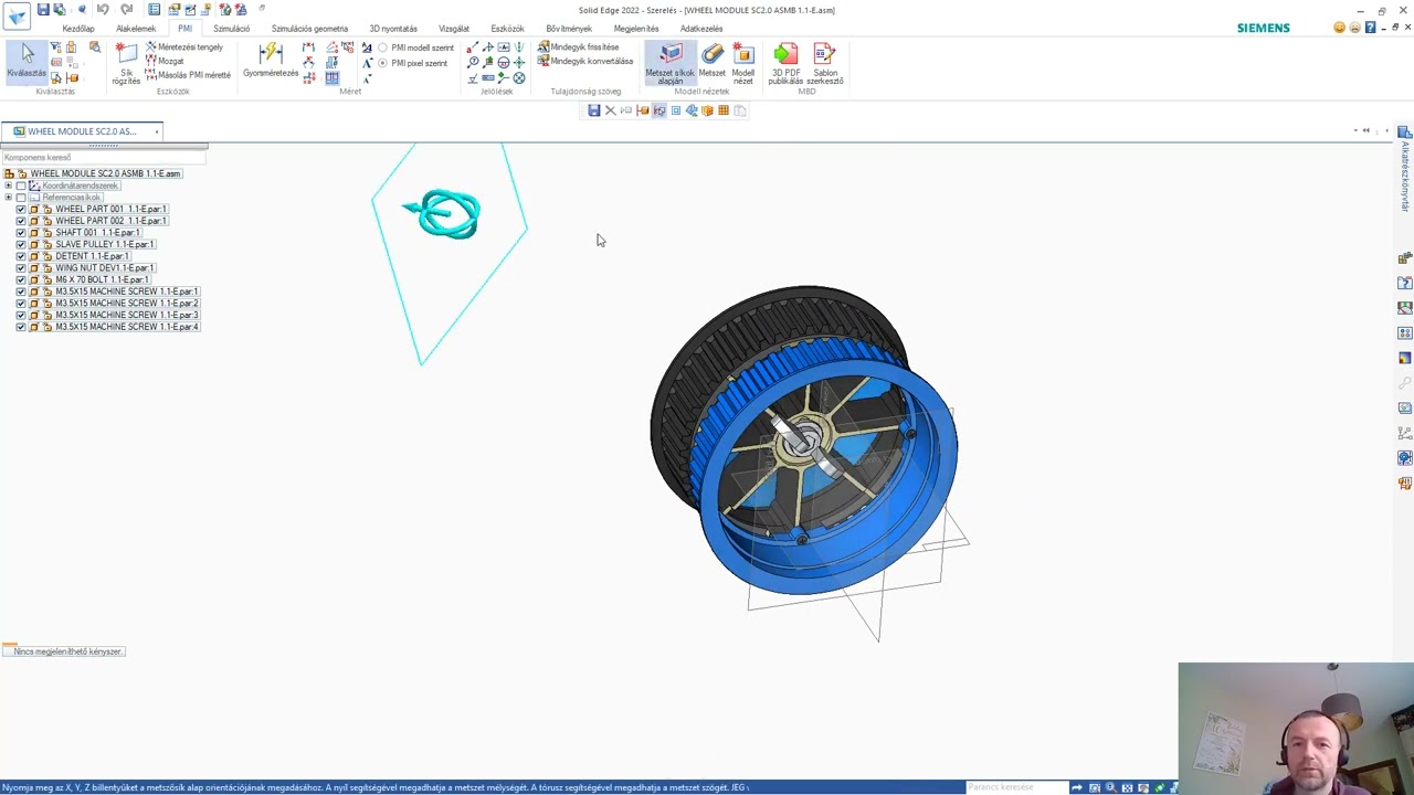 Solid Edge 2022 - 3D-s metszet (3D section)