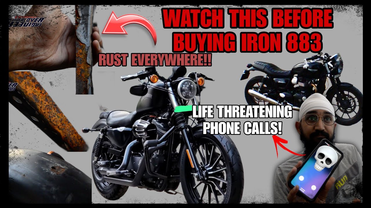 Threat Call | Watch this before Buying Harley Iron 883 | Solving Harley's Rust Issues | Part 1 |