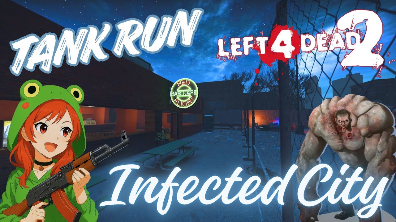 Left 4 Dead 2 - Tank Run - Experto - Infected City - Coop