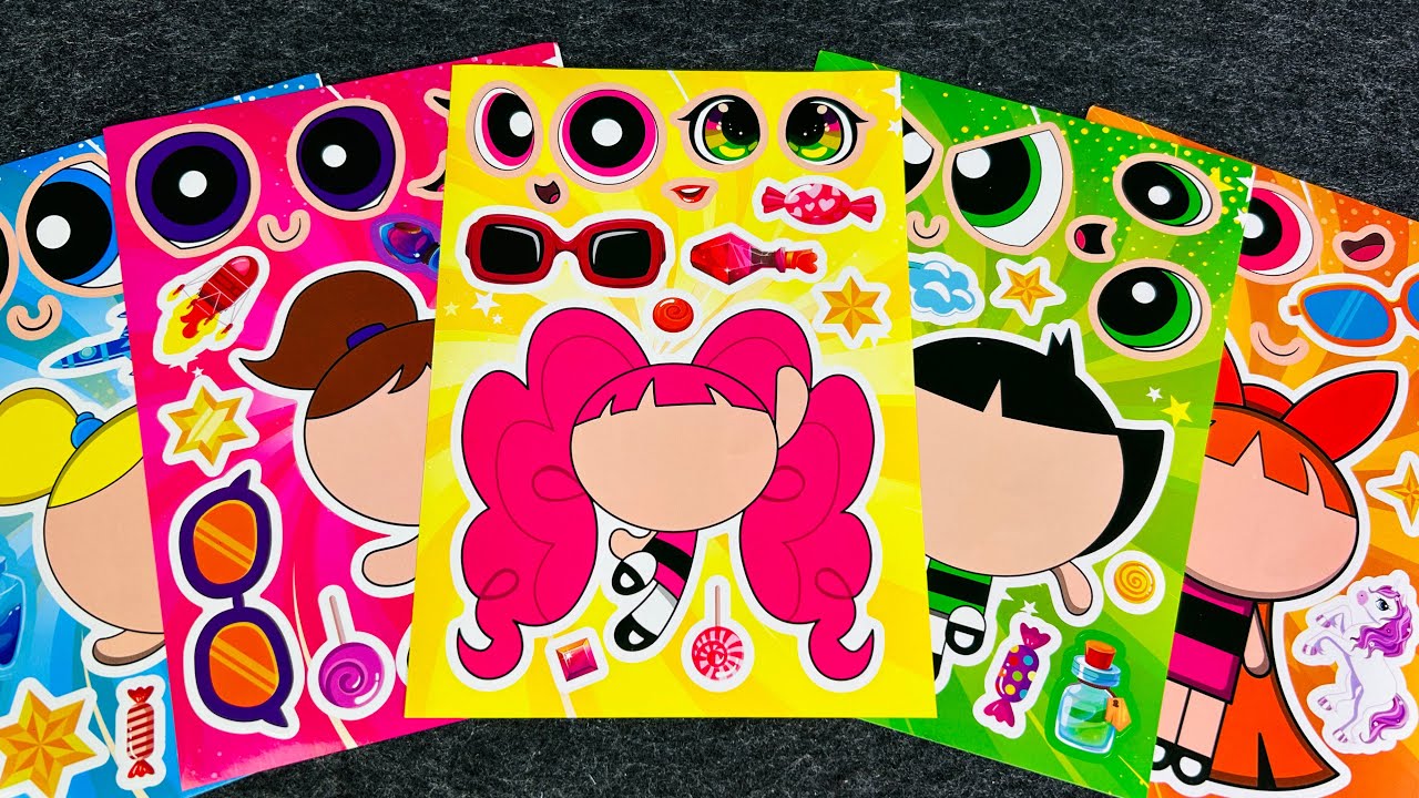 SMR Satisfying Sticker Decoration ✨ NewJeans Minji, Hanni, Danielle, Haerin & Hyein Scrapbook