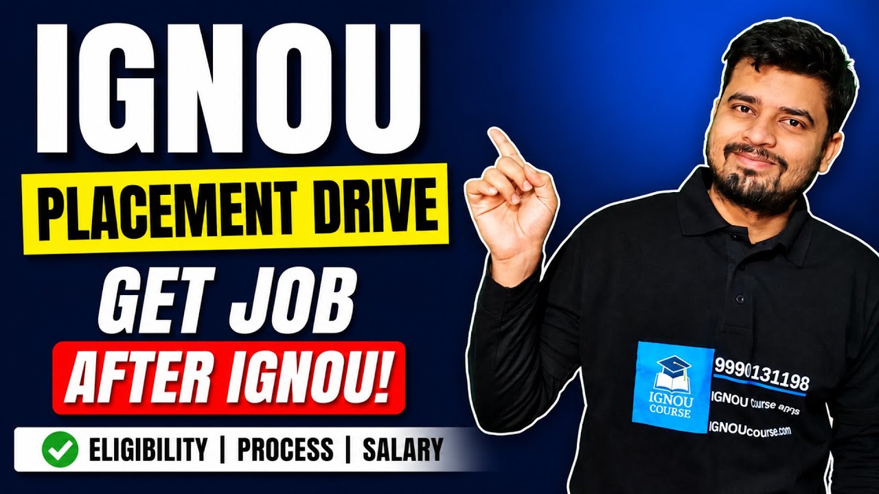 🔥 IGNOU Placement Drive 2026 | IGNOU Students Ke Liye Job Opportunity | Eligibility, Salary & Proce