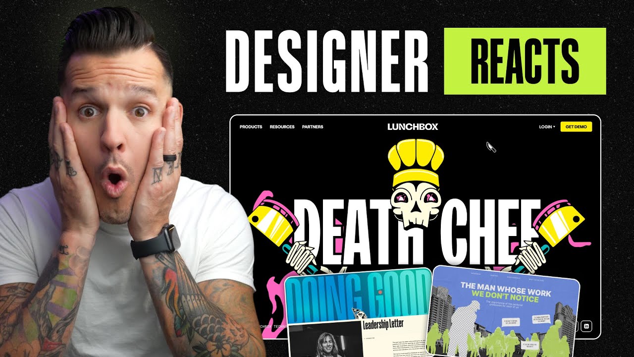 Designer Reacts to 5 Amazing Websites
