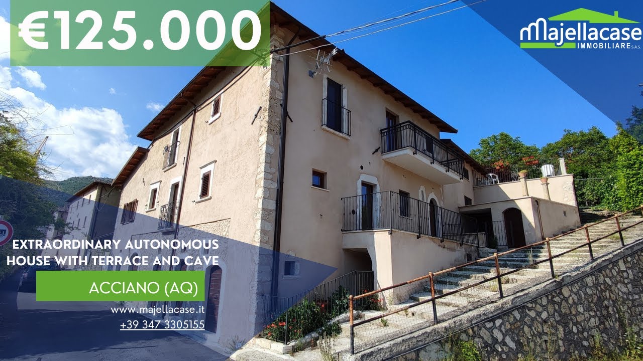 Insane Renovated House With a Cave Bricks Excellent Deal in Abruzzo | Italy Virtual Property Tours