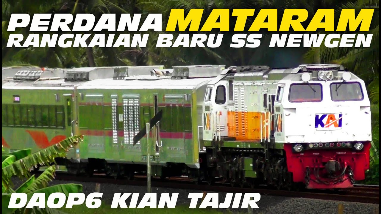 DINAS PERDANA MATARAM : AKHIRNYA IKUT GANTI TRAINSET SS NEWGEN BIKIN DAOP 6 MAKIN BANYAK KERETA BARU