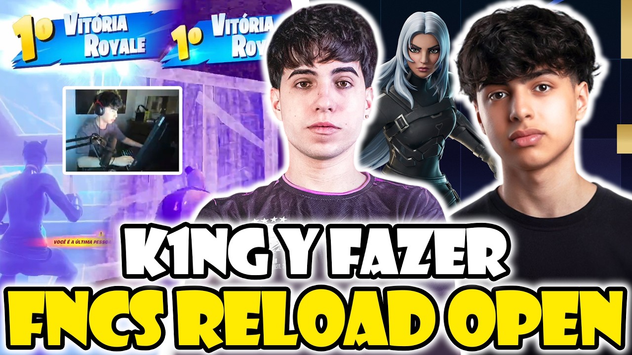 K1NG Y FAZER DOMINAN LA FNCS RELOAD Y CLASIFICAN🔥TORNEO COMPLETO | EWC OPEN DIA 1