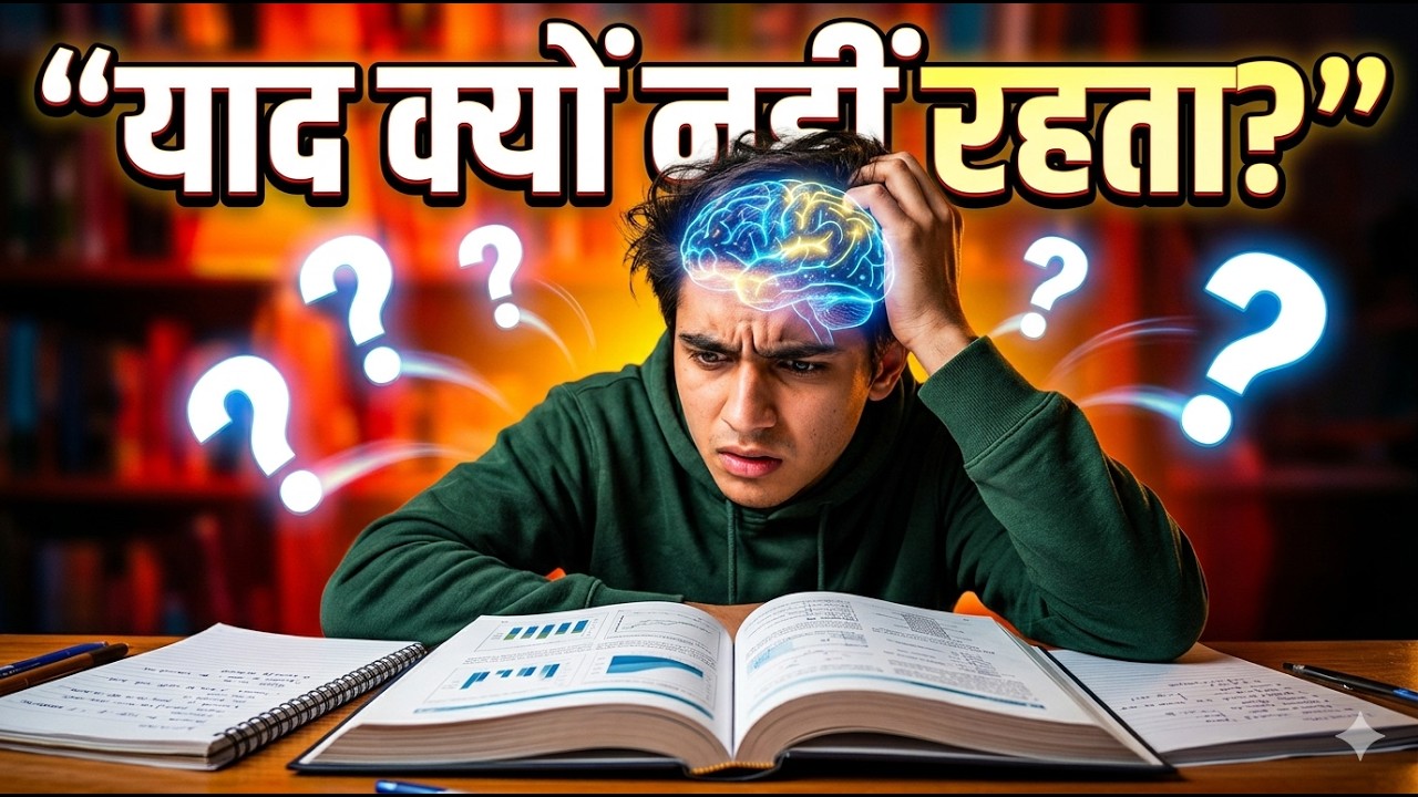 How to Remember What You Study | पढ़ा हुआ हमेशा याद रखने के 5 Scientific तरीके