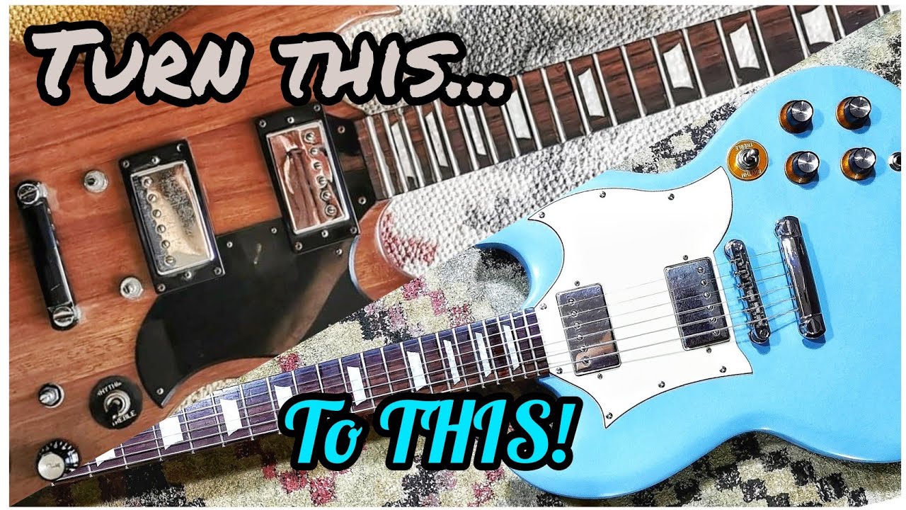Epiphone SG restoration and makeover