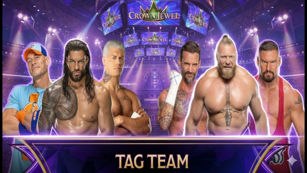 WWE 2K25 Dream Match – Roman Reigns, Cena & Cody vs Brock Lesnar’s Team!