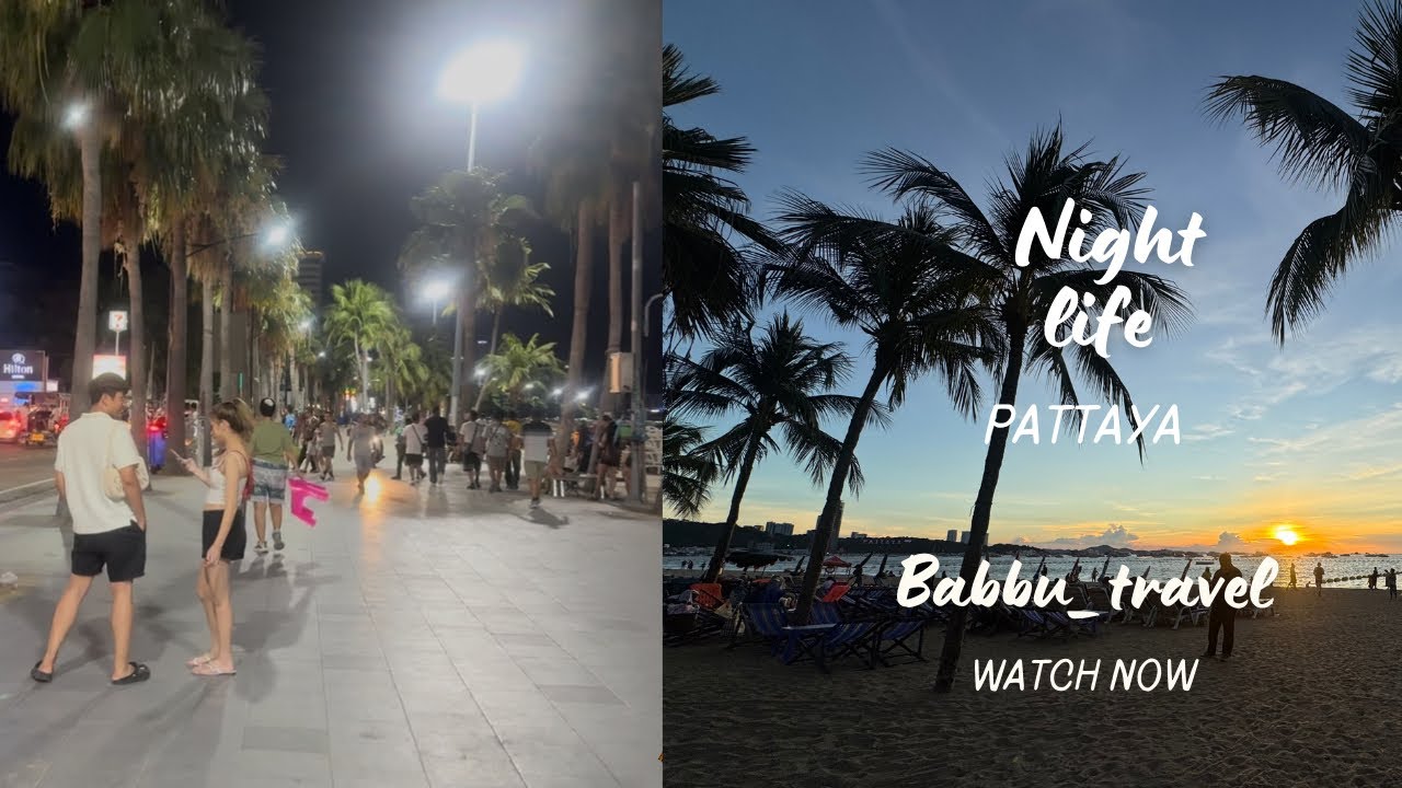 Night Life Enjoy Pattaya Beach Full Vlog || Thailand || Pattaya Beach Thailand || Night Life ||