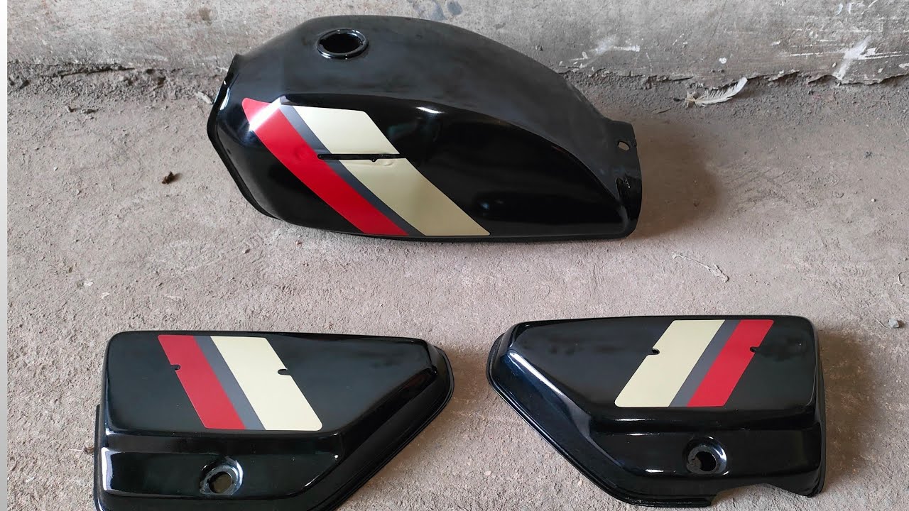 CD 100 SS motorcycle petrol Tank Repaint full details | how to paint fuel Tank at home