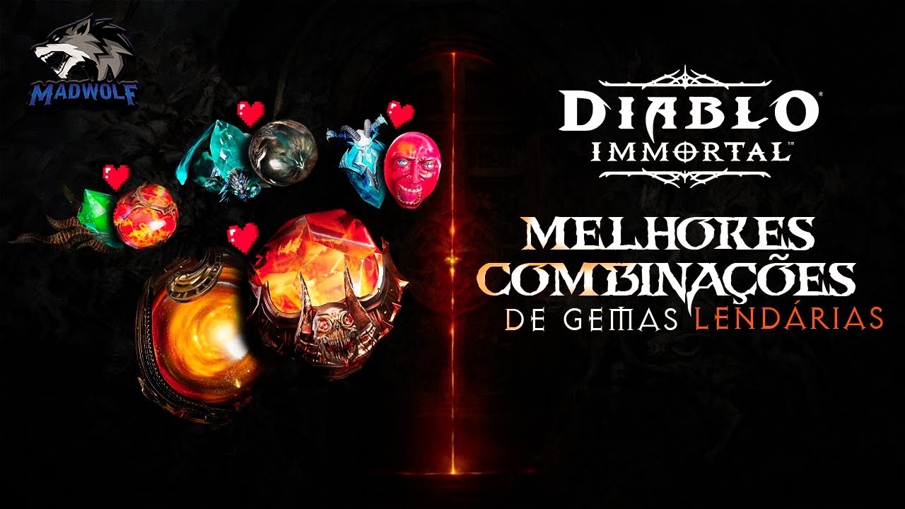 Melhores combina&ccedil;&otilde;es de Gemas Lend&aacute;rias