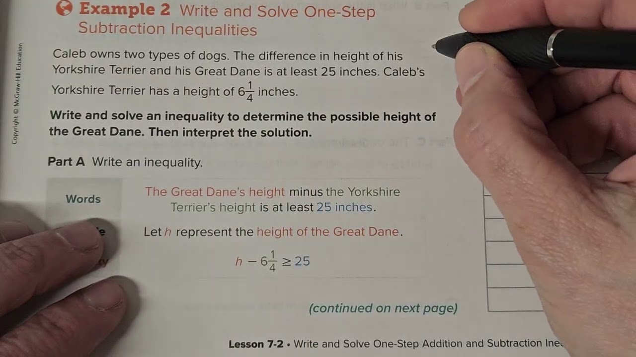 McGraw Hill, Grade 7, 7-2