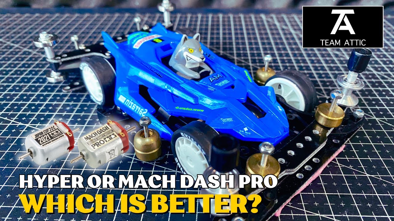 Tamiya Mini 4WD - Hyper Dash or Mach Dash Pro? Which is Better?