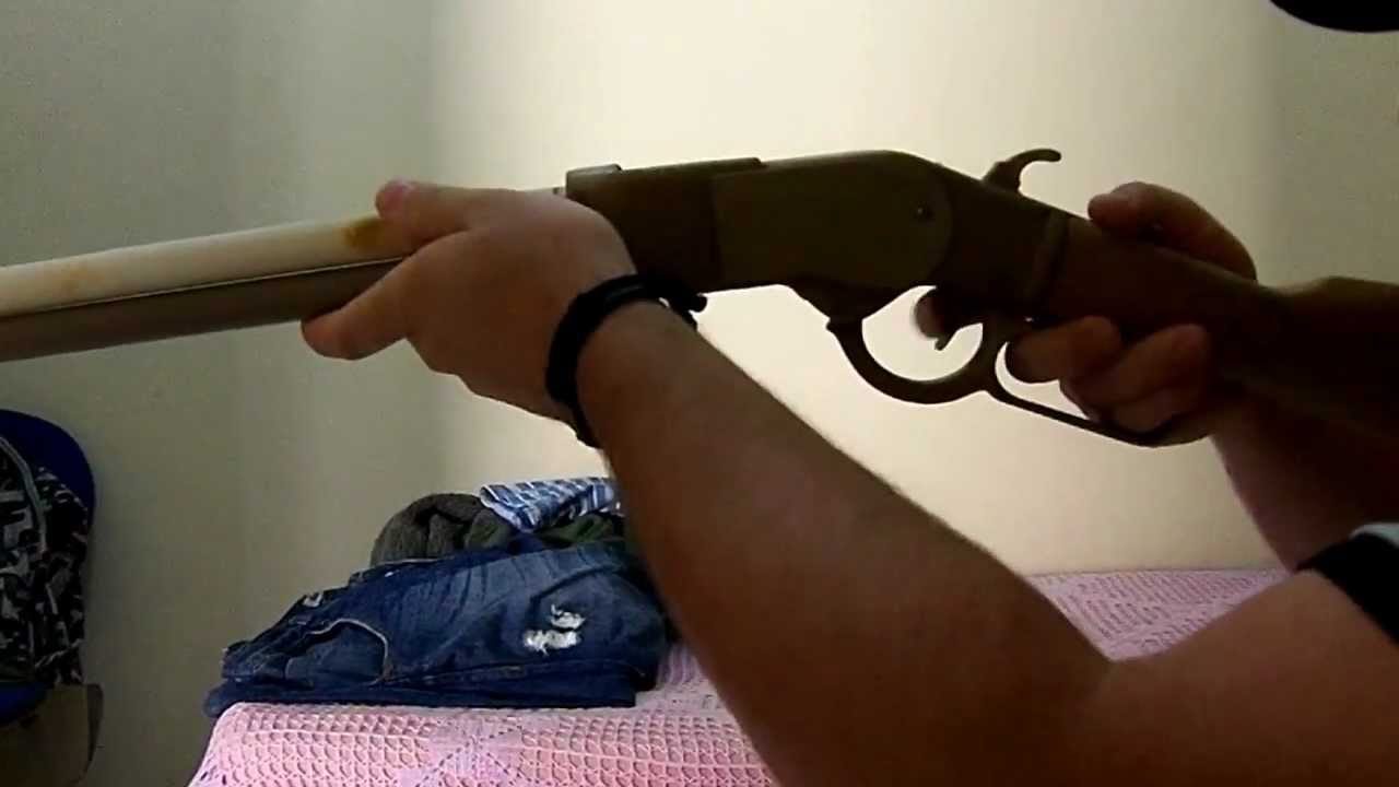 Replicas em PVC Winchester 1873 em faze final