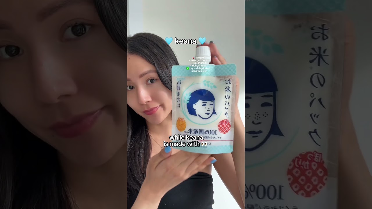 Testing viral Japanese rice masks 🌾✨ 