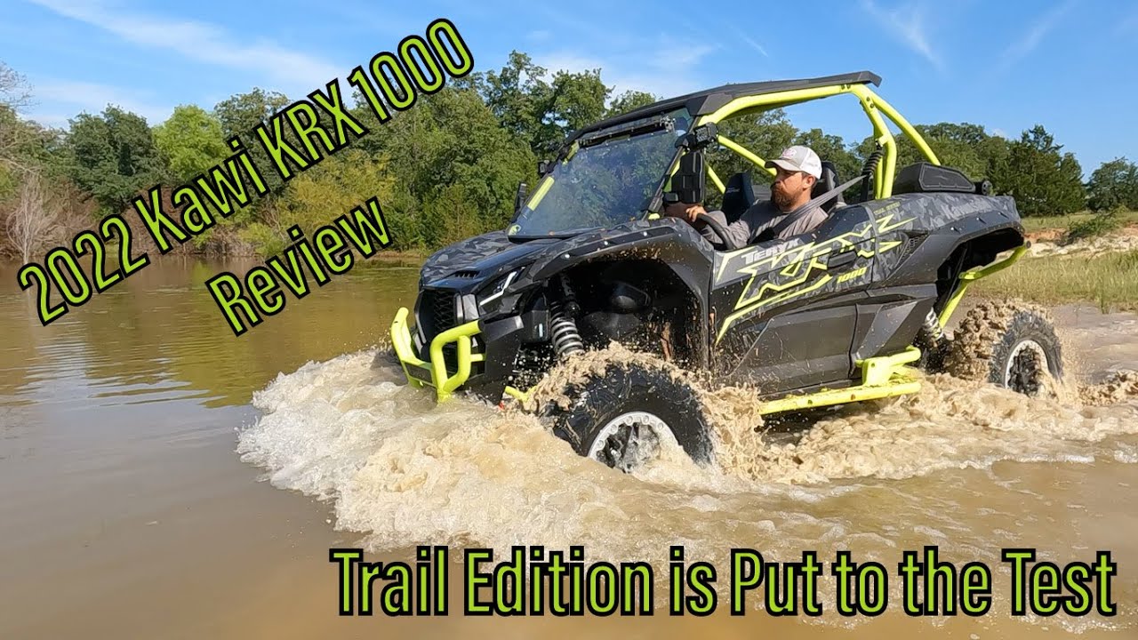 Hands-On: 2022 Kawasaki Teryx KRX 1000 Trail Edition Driving Impressions, Offroading, Jumps and mud