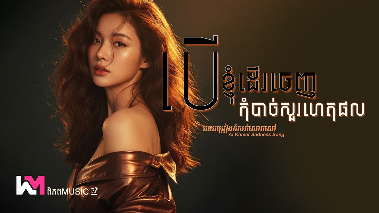 បើខ្ញុំដើរចេញកុំបាច់សួរហេតុផល - បើគេមិនអោយតម្លៃកុំទ្រាំនៅ | បទសេដថ្មី 🎧💥💔😭 (LYRICS MUSIC)