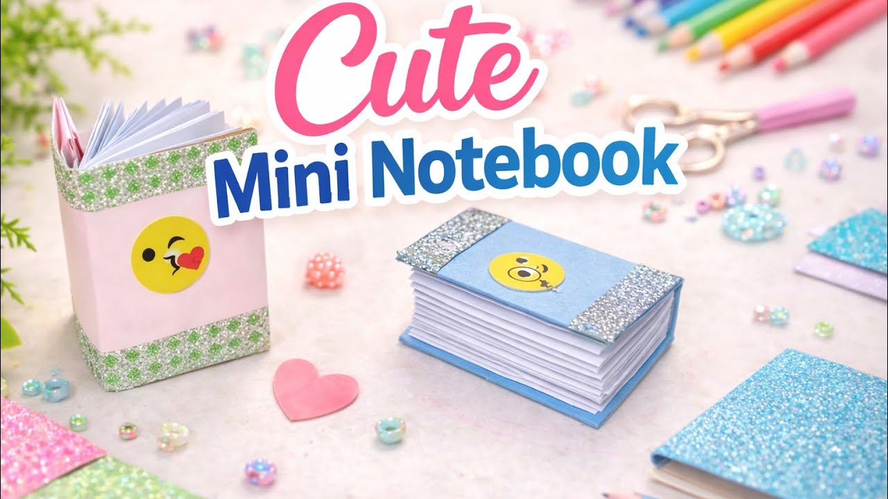 The Secret to Making a PERFECT Mini Paper Notebook
