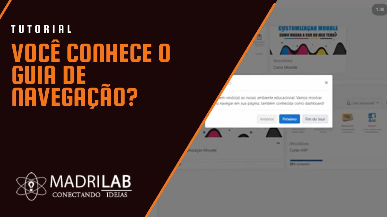 Você conhece o guia de navegação do software moodle?