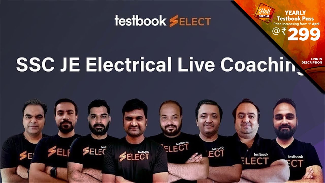 SSC JE Electrical Classes (Live Coaching) | Best Online Course for SSC JE EE Preparation