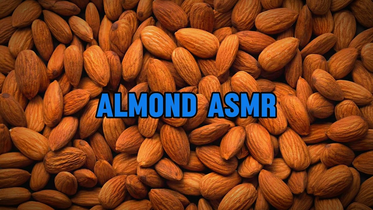 Relaxing Almond Eating & Water Drinking ASMR 🥜💧(FIRST ASMR)