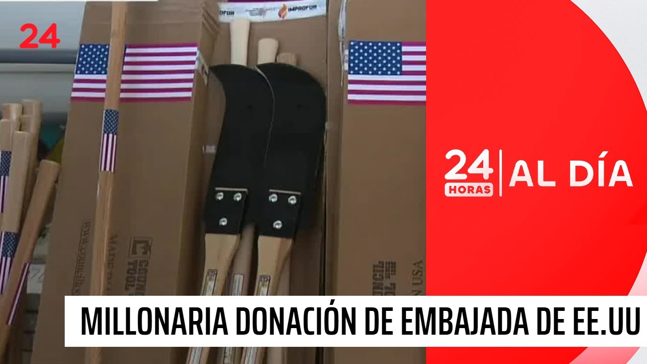 Embajada de EE.UU. entrega millonaria donación a Conaf y Bomberos de Chile | 24 Horas TVN Chile