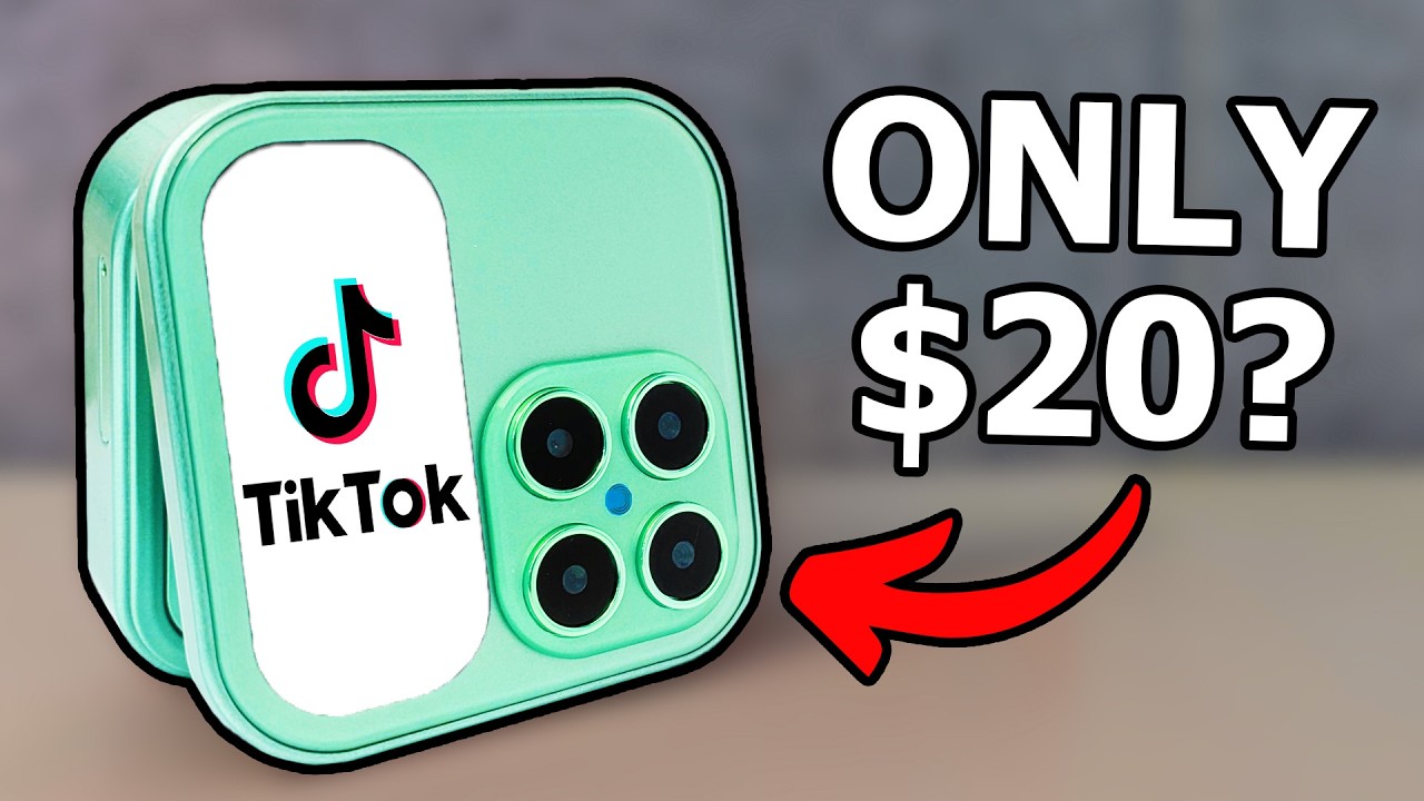 Я купил самый вирусный складной телефон на TikTok...