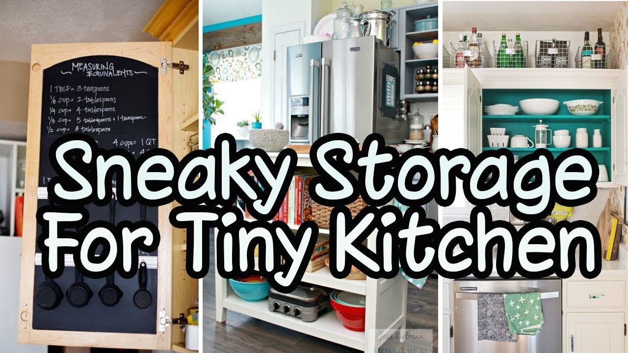 14 Storage Ideas for Tiny Kitchen 💡- Wow its super easy!