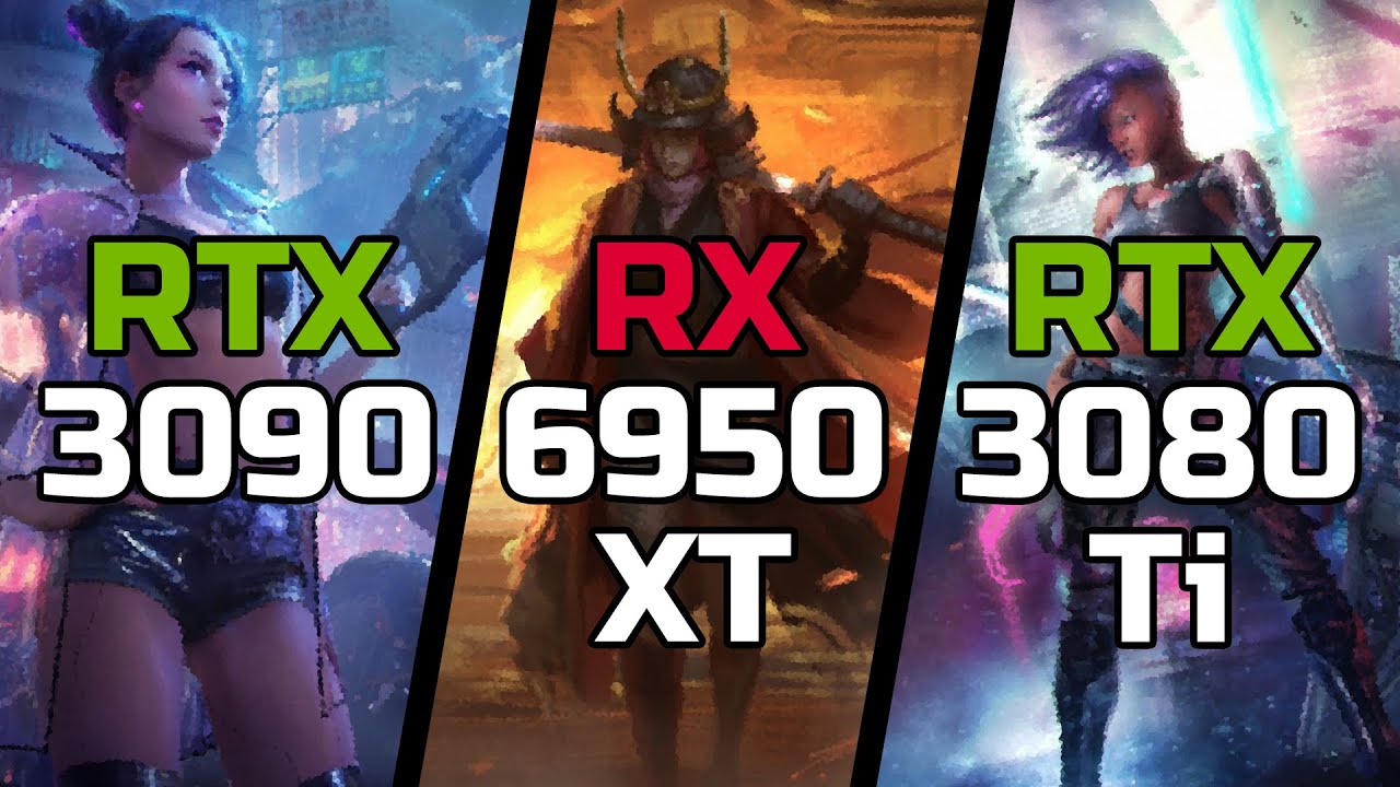 RTX 3090 vs RX 6950 XT vs RTX 3080 Ti - Test in 19 Games