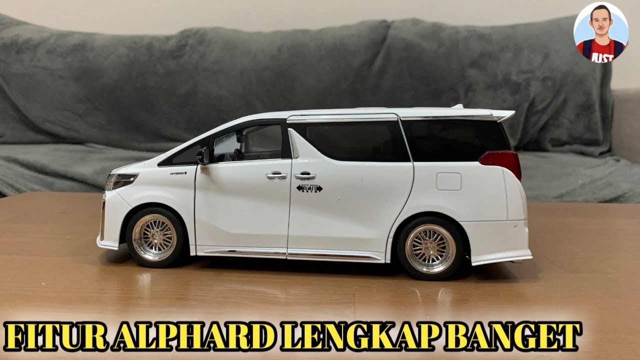 Unboxing dan Review Diecast Toyota Alphard Skala 1:18 By QY Toys