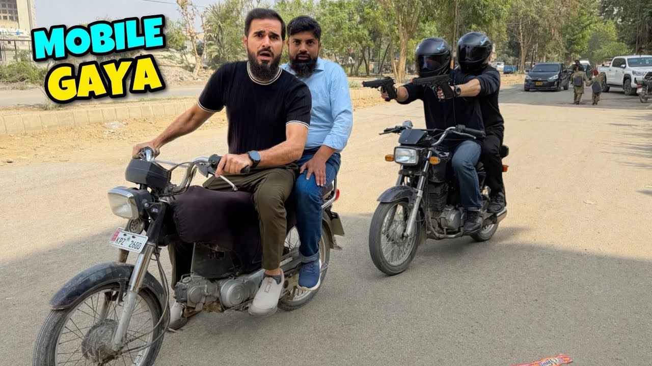 Mobile ka nuqsan hogaya 😳 Dakait pechy lag gae📱