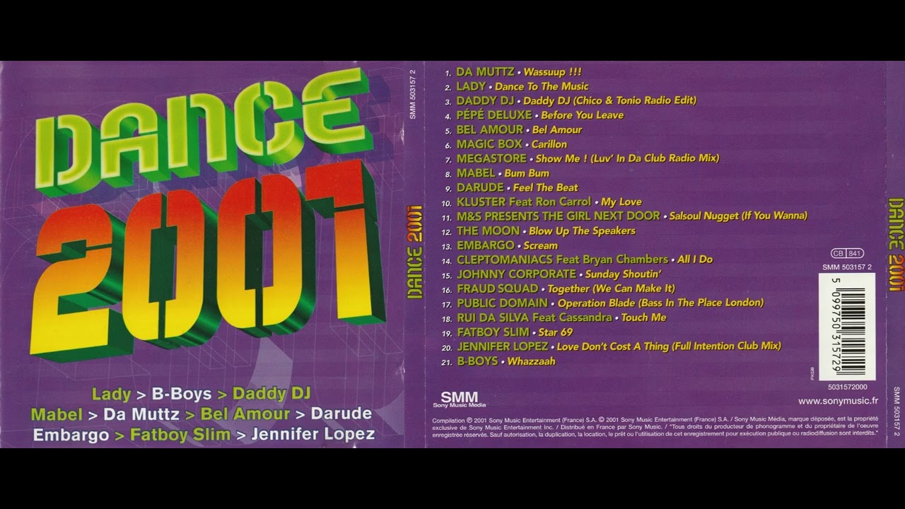 Dance 2001 💿✨ Compilation compl&egrave;te  ✨💿