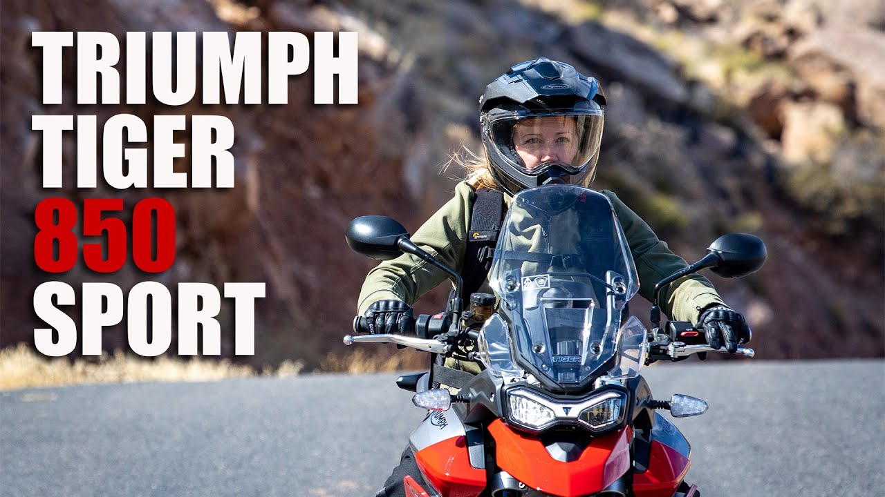 Обзор тест-драйва Triumph Tiger 850 Sport 2021 года | Приключения, туризм и спорт — идеальный гиб...