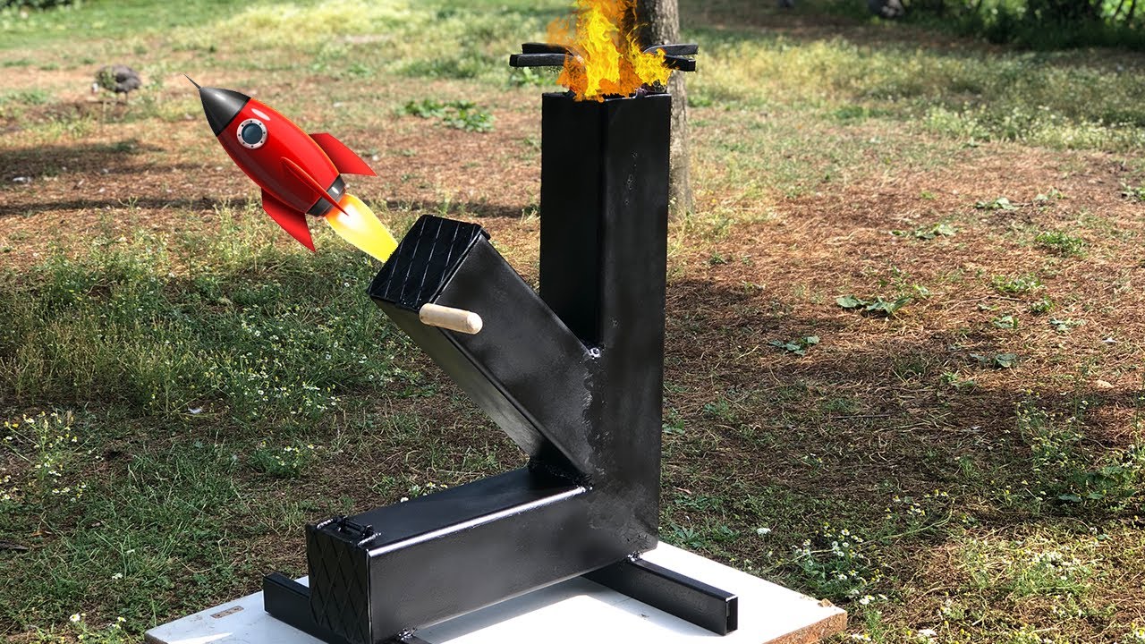 ROKET SOBASI YAPIMI  ( ROCKET STOVE )