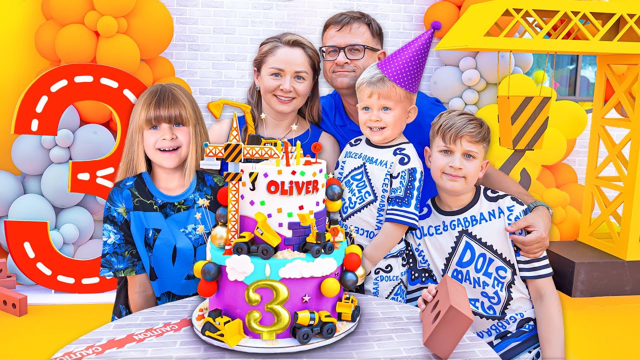 Oliver fête son 3e anniversaire avec ses amis et sa famille!