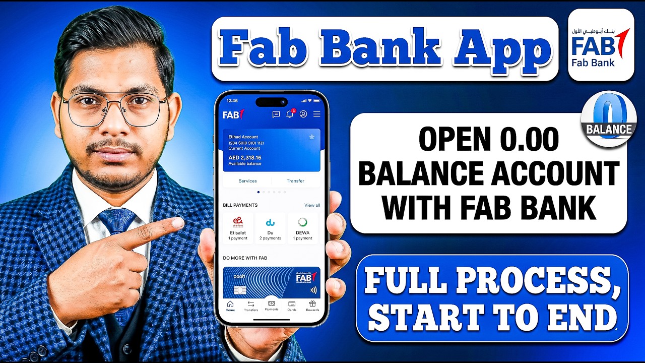 FAB iSave Account 2026 | Zero Balance Savings Account in UAE