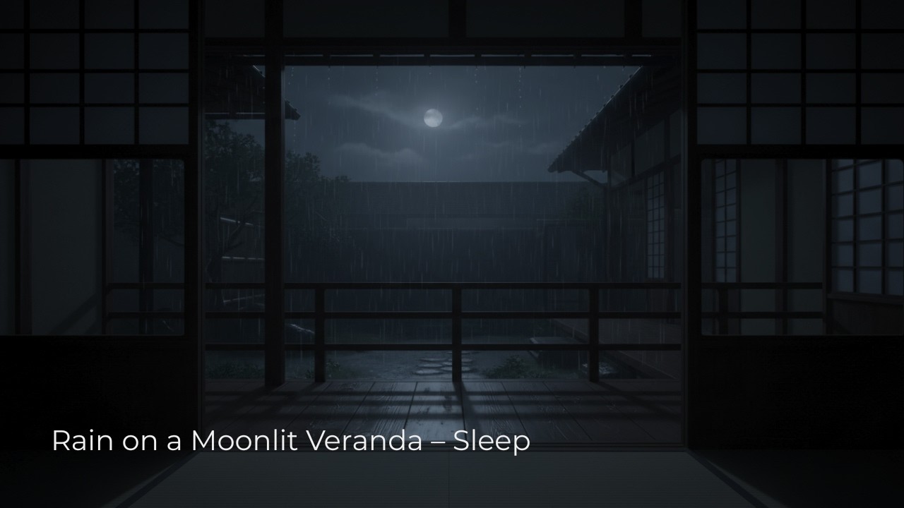 Rain on a Moonlit Veranda – Sleep